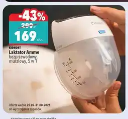 Biedronka Laktator bezprzewodowy muszlowy Amme Kidnort oferta