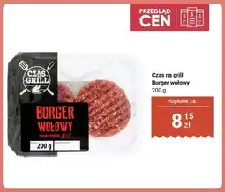 Biedronka Burger wołowy Czas na Grill oferta