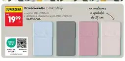 Biedronka Prześcieradło z mikrofazy SMUKEE 160x200 cm oferta