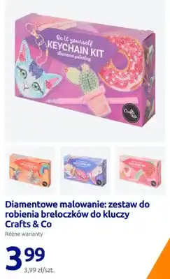 Action Zestaw do diamentowego malowania breloczków do kluczy Crafts & Co oferta