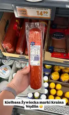 Biedronka Kiełbasa żywiecka Kraina Wędlin Na co dzień oferta