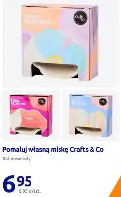 Action Zestaw do malowania miski Crafts & Co Heart Vibes oferta