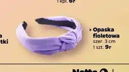 Netto Opaska do włosów fioletowa oferta