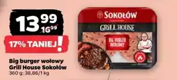 Netto Big burger wołowy Grill House Sokołów oferta