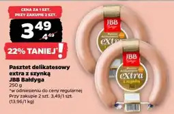 Netto Pasztet delikatesowy extra z szynką JBB Bałdyga oferta