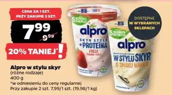 Netto Alpro w stylu skyr oferta