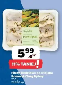 Netto Filety śledziowe po wiejsku Pomorski Targ Rybny oferta