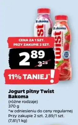 Netto Jogurt pitny Twist Bakoma oferta