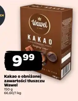 Netto Kakao o obniżonej zawartości tłuszczu Wawel oferta