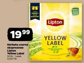 Netto Herbata czarna ekspresowa Lipton Yellow Label oferta