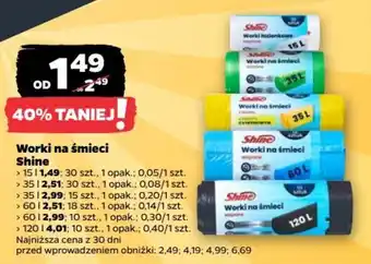 Netto Worki na śmieci Shine oferta
