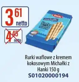 AT Rurki waflowe z kremem kokosowym Michałki z Hanki oferta