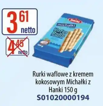 AT Rurki waflowe z kremem kokosowym Michałki z Hanki oferta