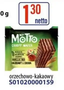 AT My Motto Crispy Wafer orzechowo-kakaowy oferta