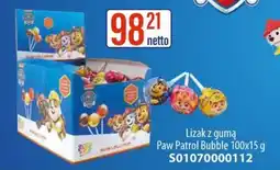 AT Lizak z gumą Paw Patrol Bubble oferta