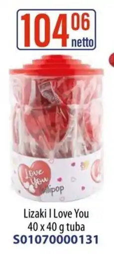 AT Lizaki I Love You lollipop oferta