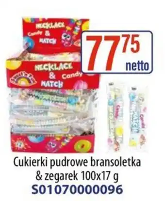 AT Cukierki pudrowe bransoletka & zegarek oferta