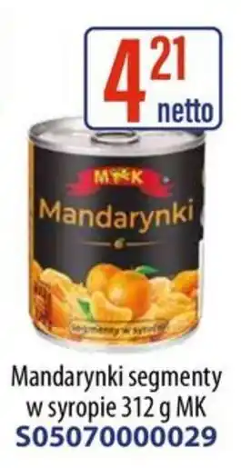 AT Mandarynki segmenty w syropie MK oferta