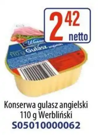 AT Konserwa gulasz angielski Werbliński oferta