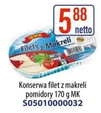 AT Konserwa filet z makreli pomidory MK oferta