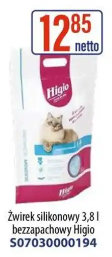 AT Żwirek silikonowy bezzapachowy Higio oferta