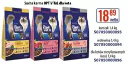 AT Sucha karma OPTIVITAL dla kota oferta