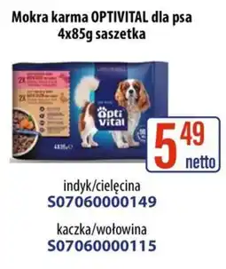 AT Mokra karma OPTIVITAL dla psa oferta