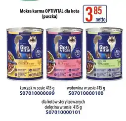 AT Mokra karma OPTIVITAL dla kota oferta