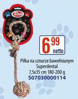 AT Piłka na sznurze bawełnianym Superdental oferta