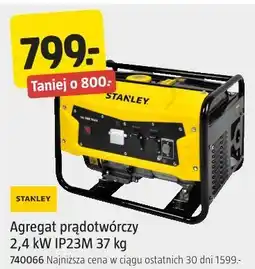 Jula Agregat prądotwórczy 2,4 kW IP23M 37 kg Stanley oferta
