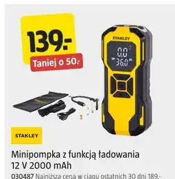 Jula Minipompka z funkcją ładowania 12 V 2000 mAh Stanley oferta