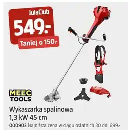 Jula Wykaszarka spalinowa Meec Tools 1,3 kW 45 cm oferta