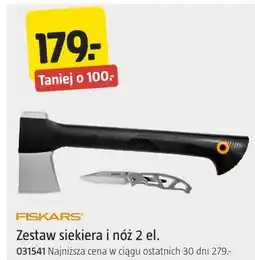 Jula Zestaw siekiera i nóż 2 el. Fiskars oferta