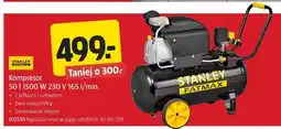 Jula Kompresor Stanley Fatmax 50 l 1500 W 230 V 165 l/min oferta
