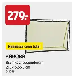 Jula KAYOBA Bramka z rebounderem 213x152x75 cm oferta