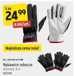 Jula Rękawice robocze Bluewear oferta