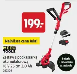Jula MEEC TOOLS Zestaw z podkaszarką akumulatorową 18 V 25 cm 2,0 Ah oferta