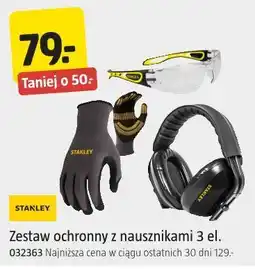 Jula STANLEY Zestaw ochronny z nausznikami 3 el oferta