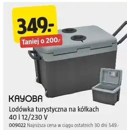 Jula KAYOBA Lodówka turystyczna na kółkach 40 l 12/230 V oferta