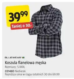Jula Koszula flanelowa męska Bluewear oferta