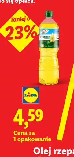 Lidl Vita D’or Wyśmienity Olej rzepakowy oferta