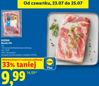 Lidl RZEŹNIK Boczek, XXL oferta