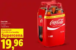 Lidl Napój gazowany Coca-Cola Czterosztuk oferta