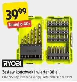 Jula RYOBI Zestaw końcówek i wierteł 38 el oferta