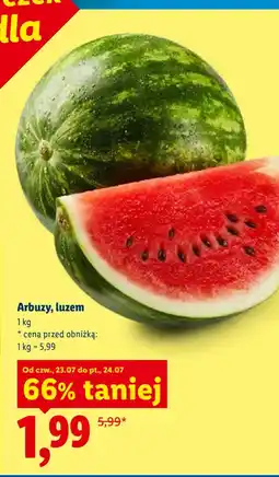 Lidl Arbuzy, luzem oferta