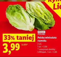 Lidl Polska minisałata rzymska oferta
