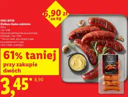 Lidl Grill&Fun Kiełbasa śląska codzienna oferta