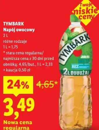 Lidl Tymbark Napój owocowy oferta