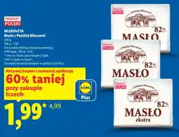 Lidl Mlekovita Masło z Polskiej Mleczarni oferta