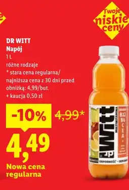 Lidl Dr Witt Napój oferta